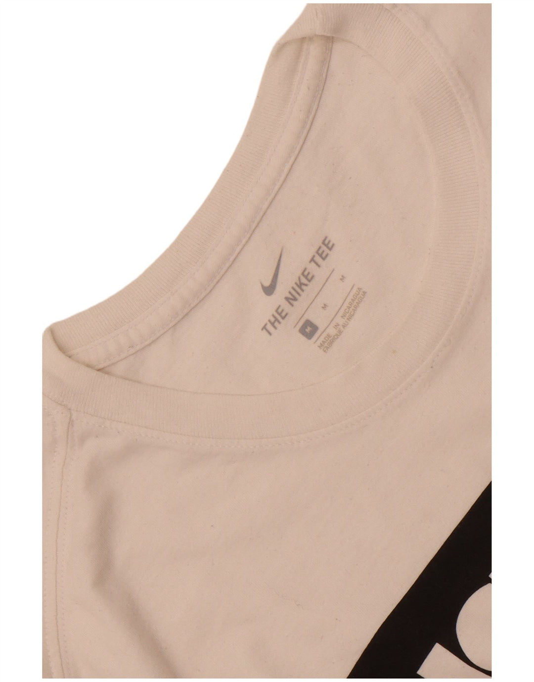 Camiseta Nike masculina gráfica Top médio branco