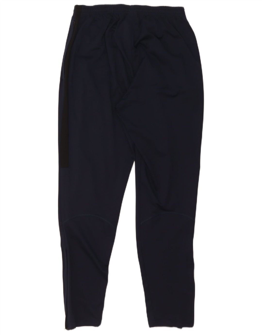 Calça de treino masculina Nike Dri Fit médio azul marinho colorblock poliéster