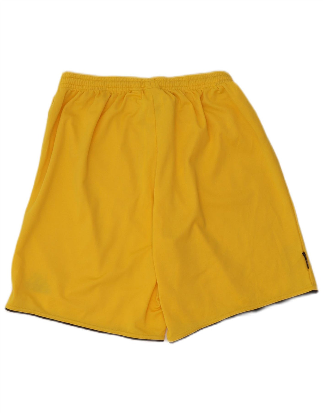 Shorts esportivos gráficos Adidas Boys 11-12 anos poliéster amarelo médio