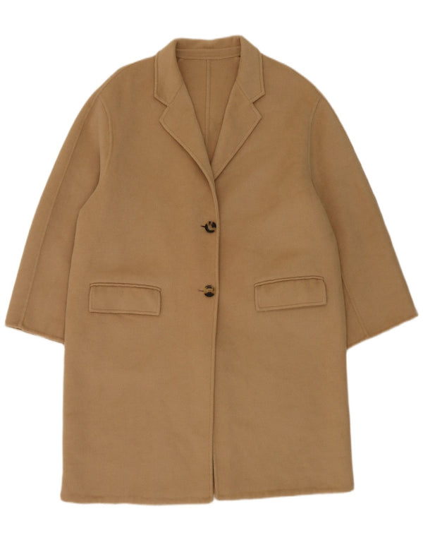Sobretudo feminino vintage UK 18 XL bege