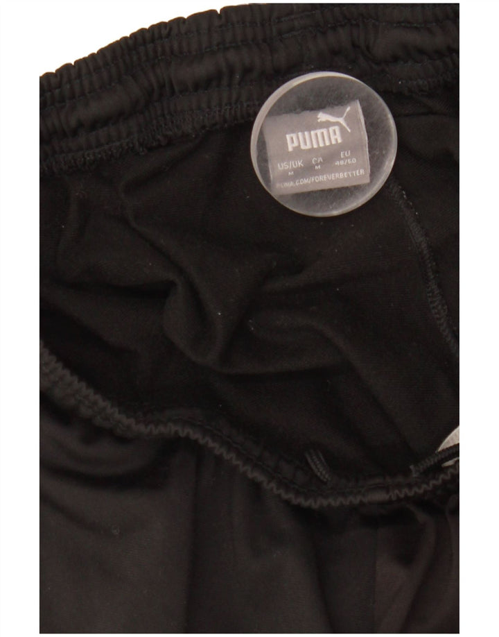 Calça de treino masculina Puma Joggers médio preto poliéster