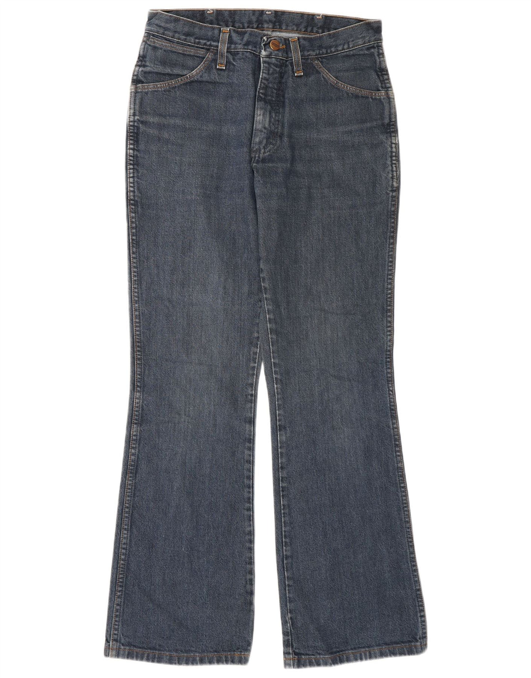 Wrangler feminino bootcut jeans W32 L32 azul algodão