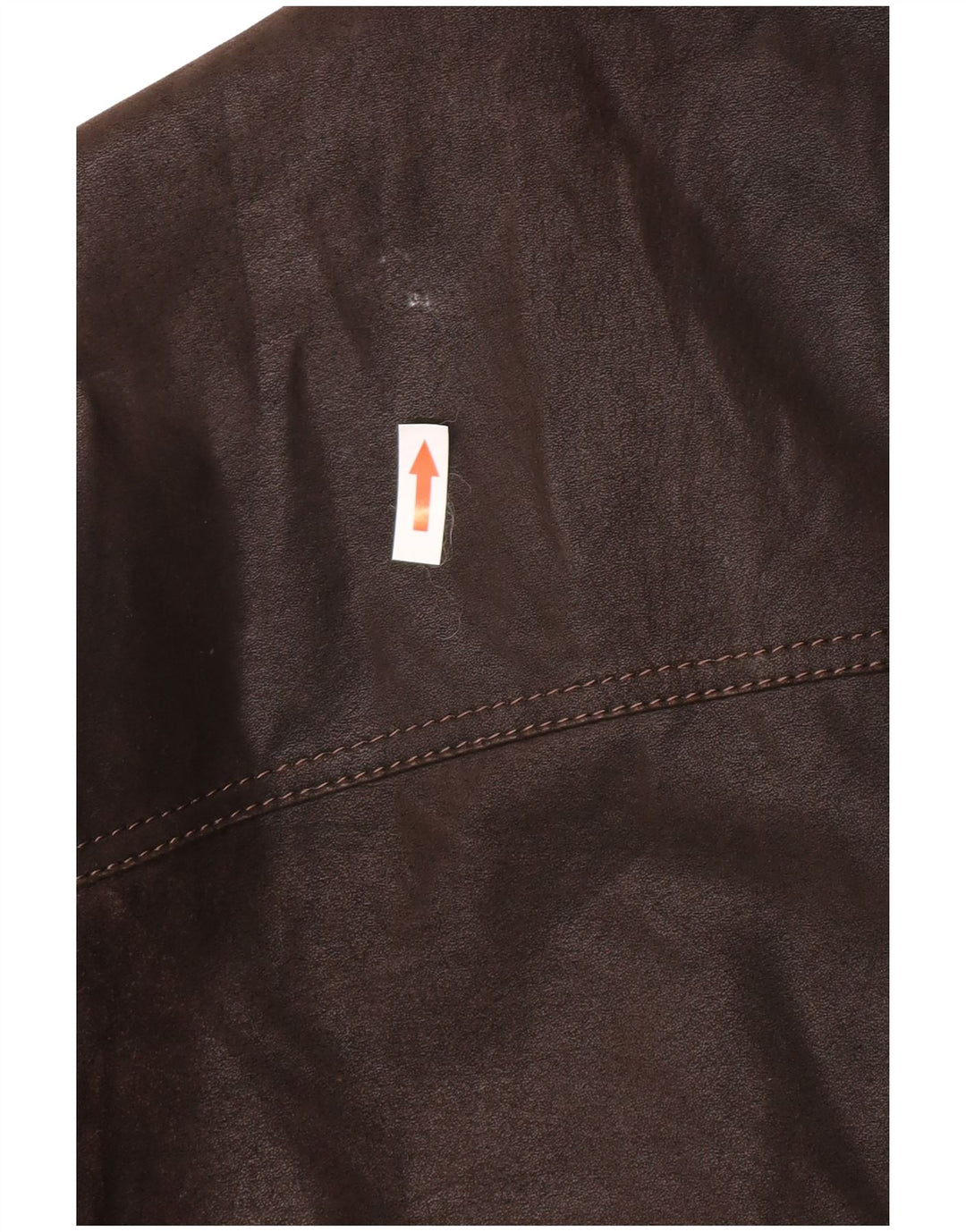 Jaqueta de couro masculina P&P People UK 42 XL couro marrom