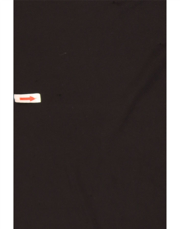 Adidas Mens Climalite Camiseta Top Grande Preto Colorblock Poliéster