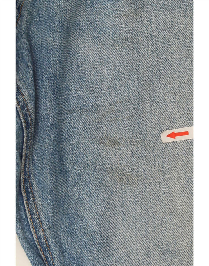 Jeans masculinos Jack & Jones desgastados slim W36 L28 algodão azul