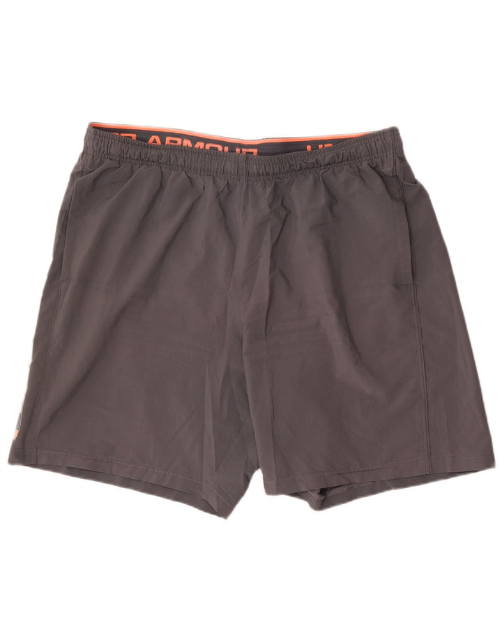 Shorts esportivos gráficos masculinos Under Armour XL cinza
