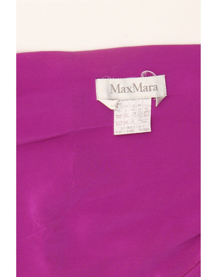 Max Mara Crop Top Feminino Reino Unido 10 Pequeno Rosa