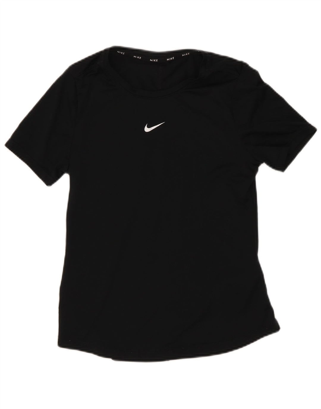 Camiseta Nike Girls Dri Fit Top 10-11 Anos Médio Poliéster Preto