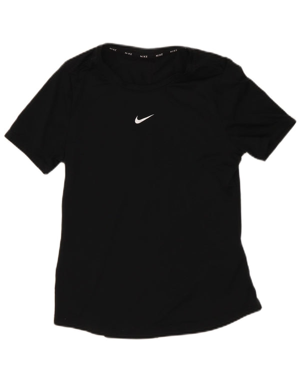 Camiseta Nike Girls Dri Fit Top 10-11 Anos Médio Poliéster Preto