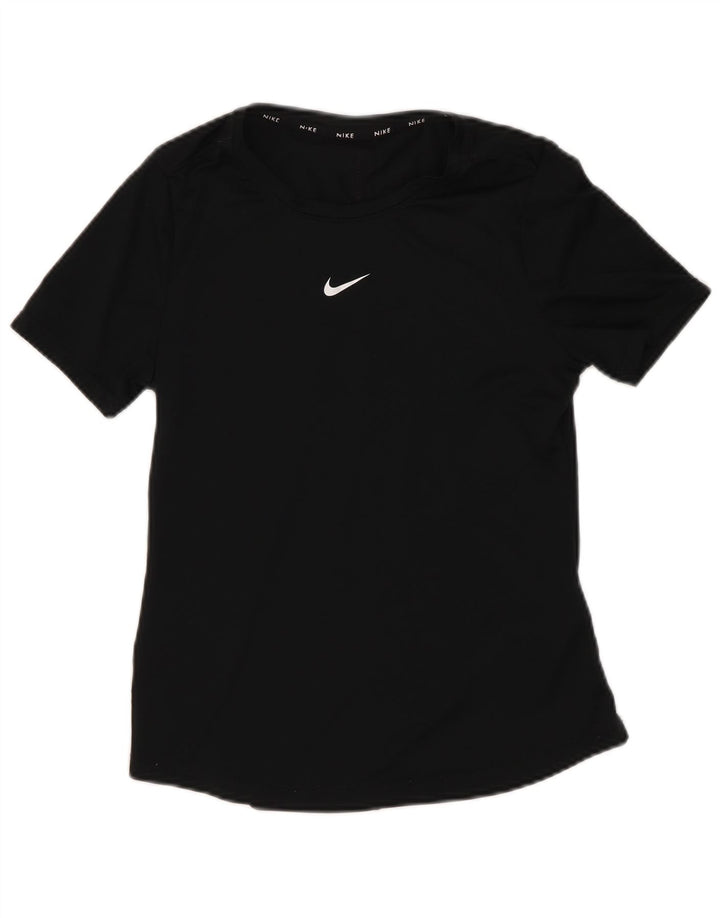 Camiseta Nike Girls Dri Fit Top 10-11 Anos Médio Poliéster Preto