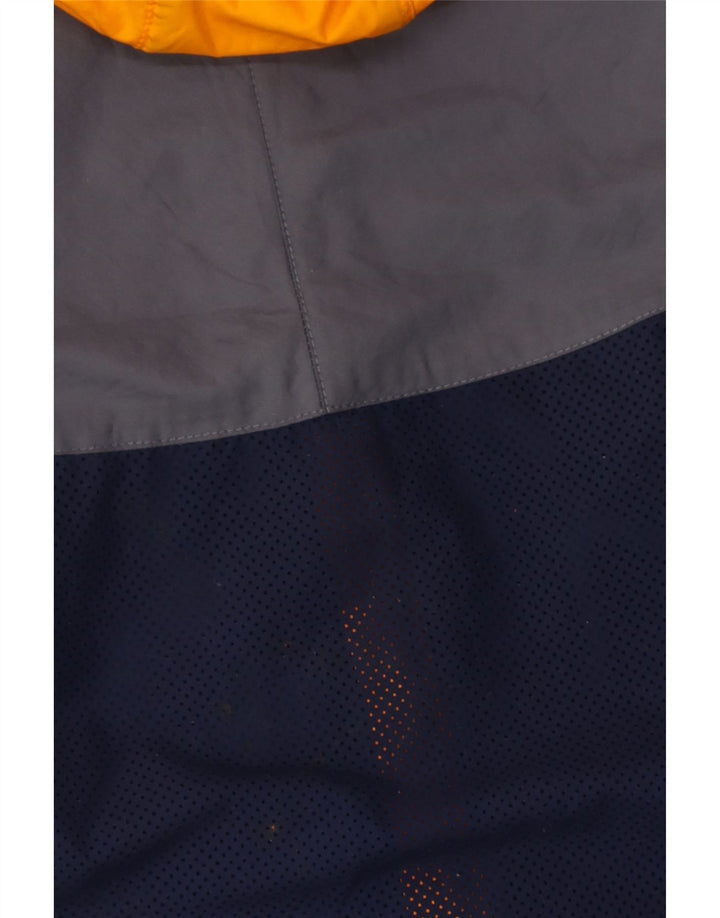 Nike Mens Running Hooded Tracksuit Top Jacket Grande Azul Marinho Colourblock