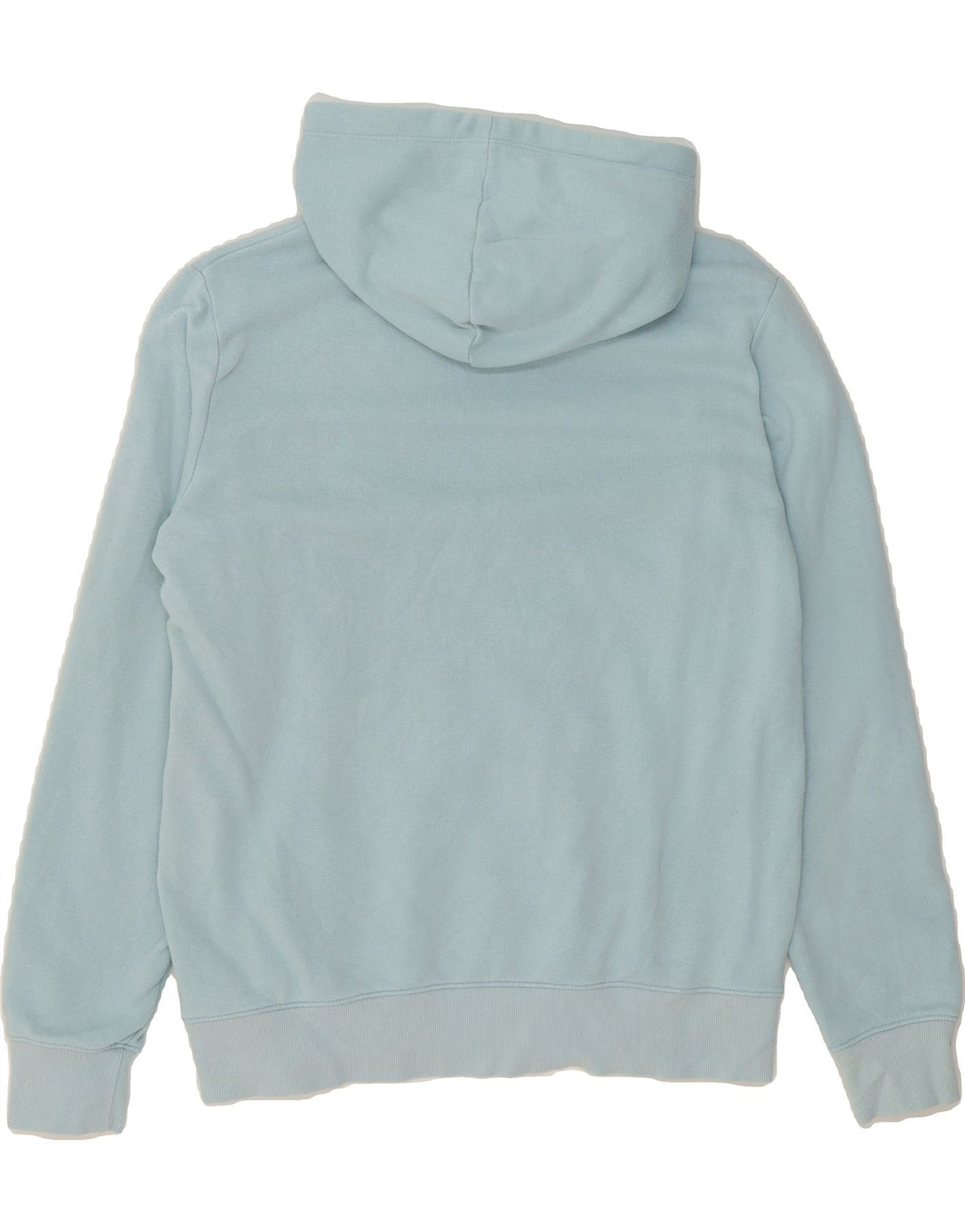 CHAMPION Womens Graphic Hoodie Jumper UK 16 Large Blue Vintage Champion and Second-Hand Champion from Messina Hembry 