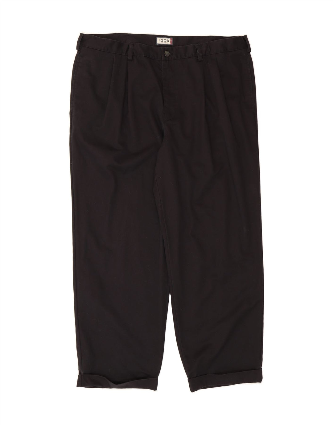 IZOD Mens Pegged Chino Trousers W42 L30 Black Cotton Vintage Izod and Second-Hand Izod from Messina Hembry 