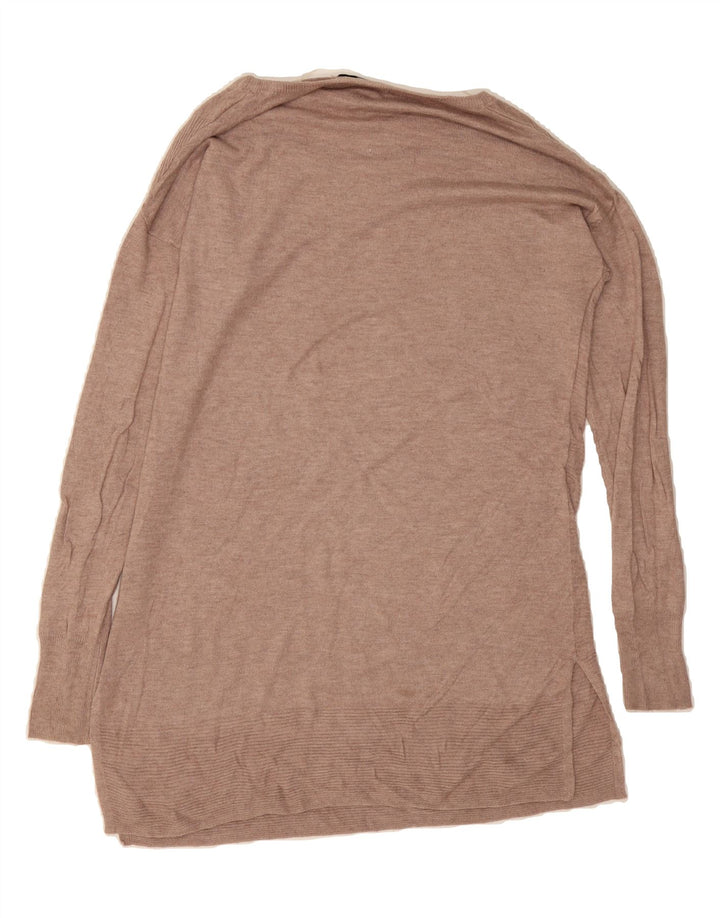 MOSSIMO Womens Oversized Boat Neck Jumper Sweater UK 10 Small Beige Vintage Mossimo and Second-Hand Mossimo from Messina Hembry 