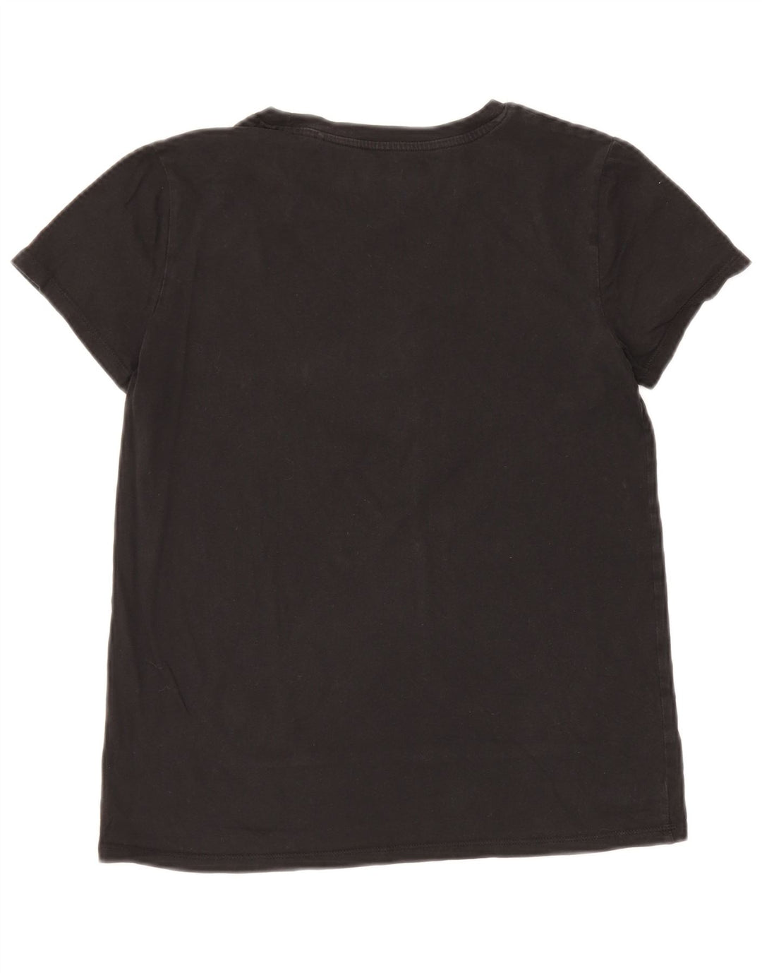Camiseta feminina gráfica Levi's UK 10 pequena preta