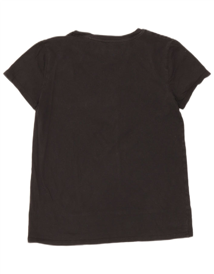 Camiseta feminina gráfica Levi's UK 10 pequena preta