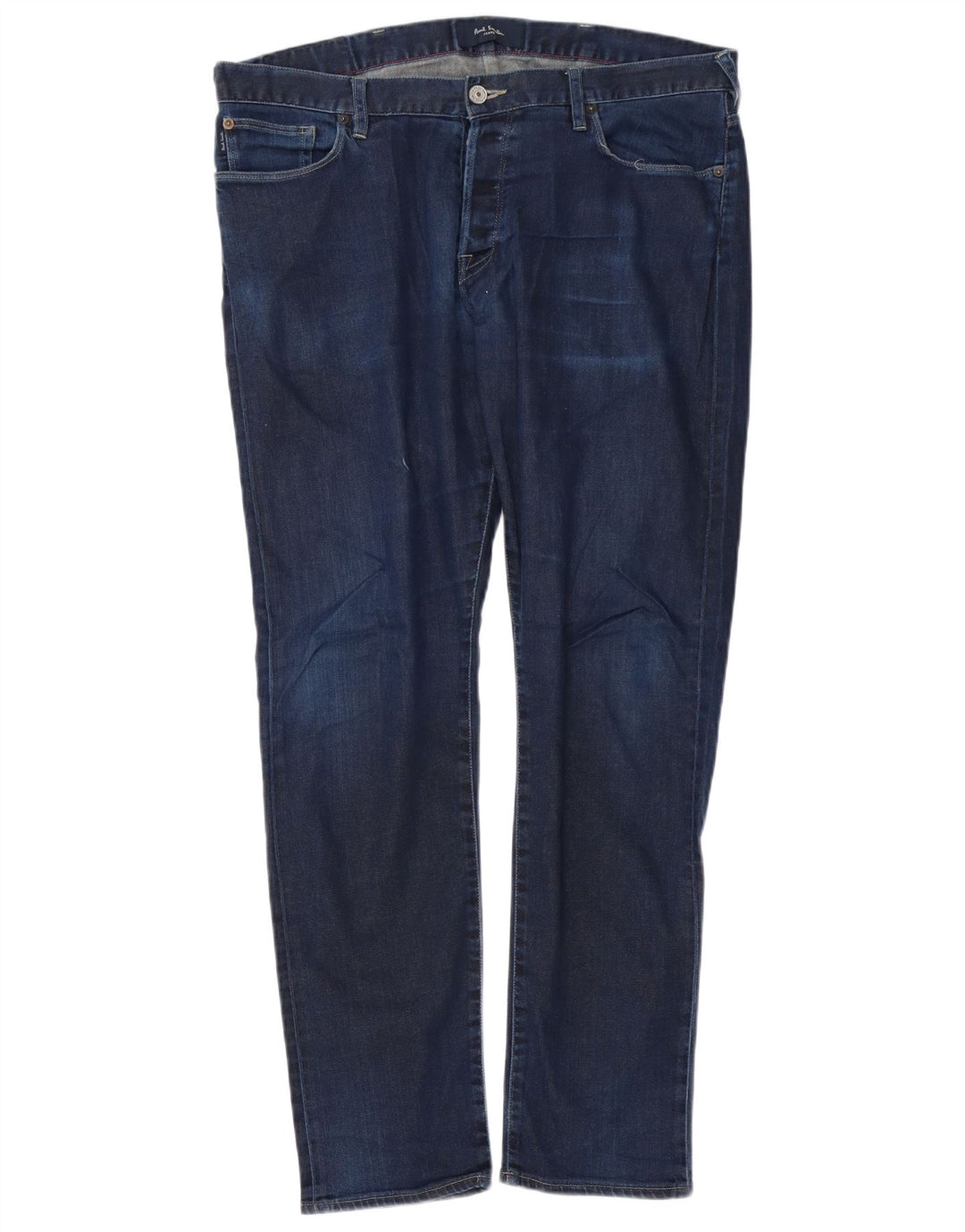 Paul Smith Mens Slim Jeans W36 L30 Azul Marinho Algodão