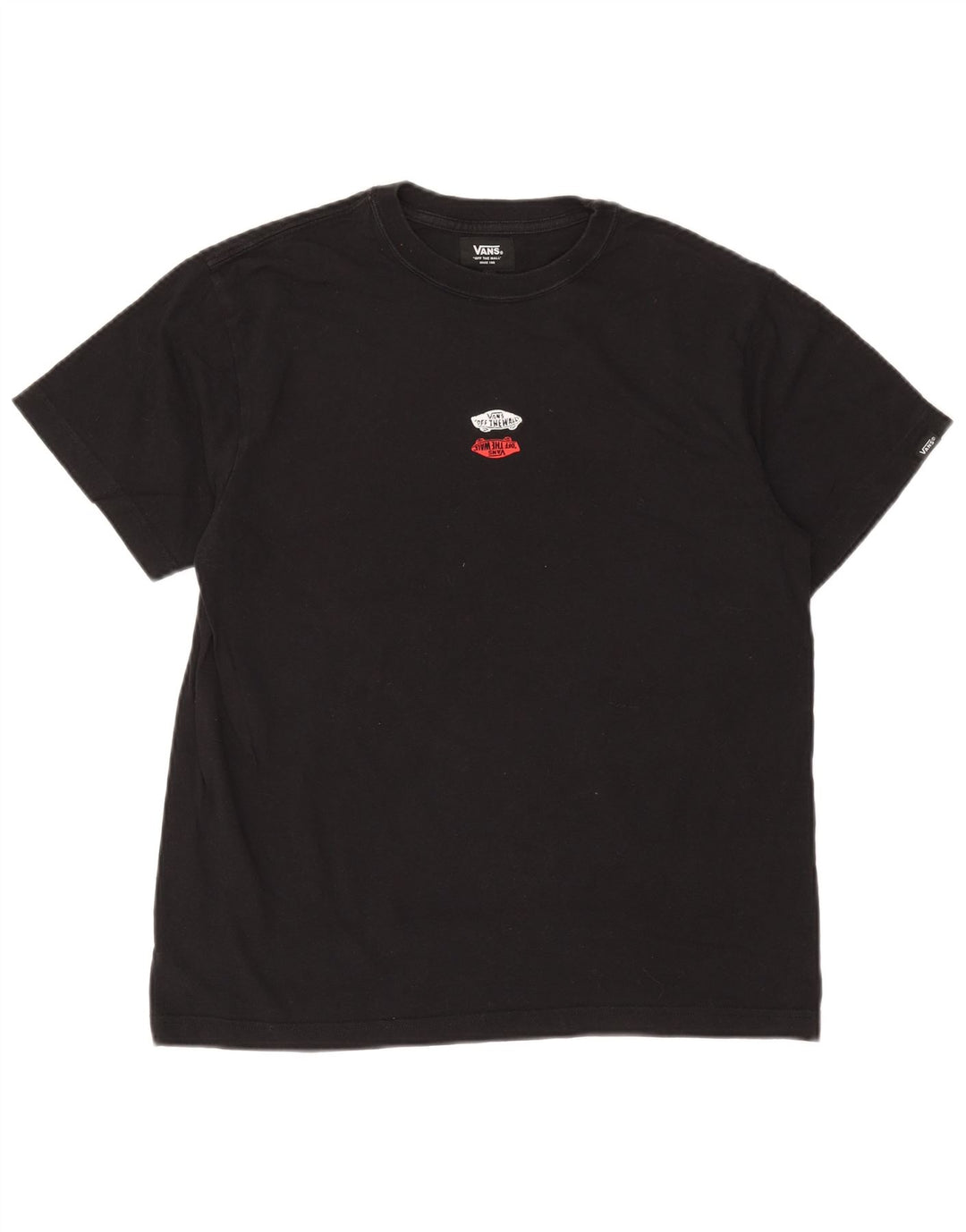 Camiseta Vans Masculina Top Médio Algodão Preto