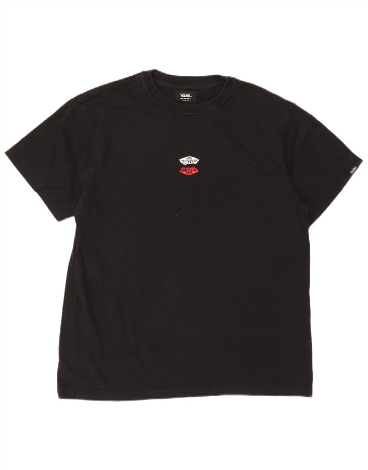 Camiseta Vans Masculina Top Médio Algodão Preto