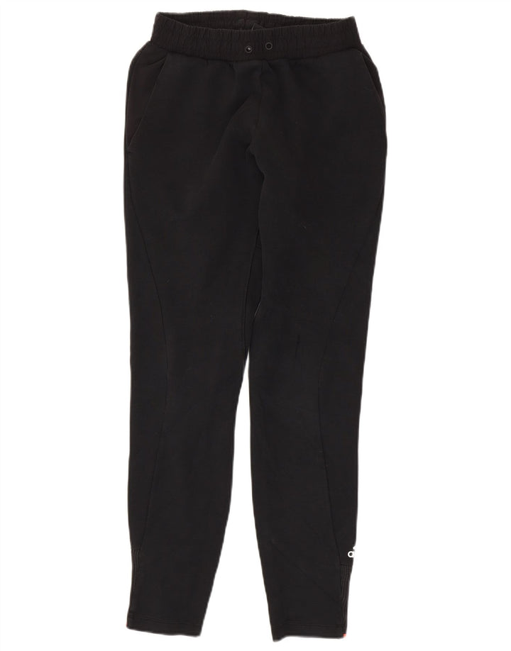 Adidas Calças de treino femininas joggers pequenas de algodão preto