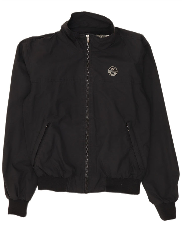 Jaqueta bomber masculina North Sails UK 36 pequena azul marinho nylon