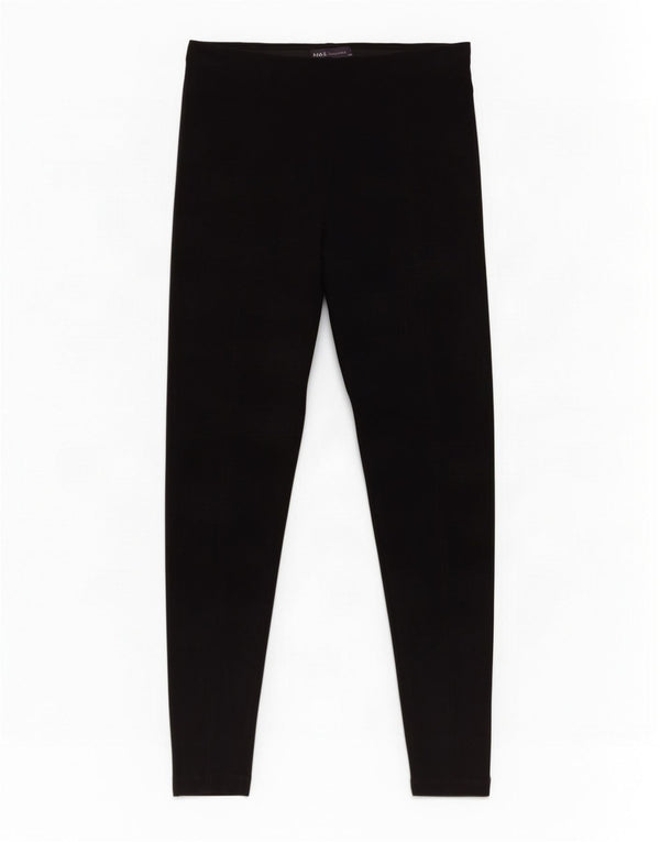 Leggings femininas Marks & Spencer UK 10 poliéster preto pequeno