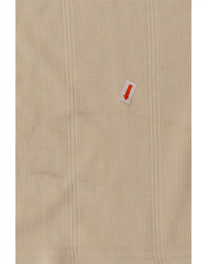 Camiseta masculina ADIDAS UK 40/42 algodão bege médio