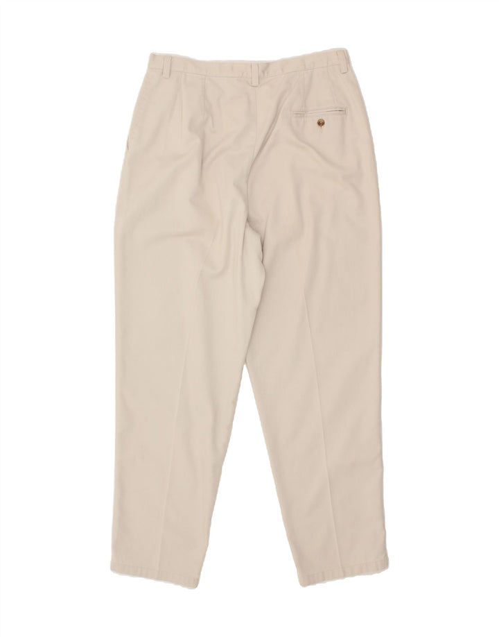EDDIE BAUER Womens Pegged Chino Trousers US 16 XL W34 L31 Grey Cotton Vintage Eddie Bauer and Second-Hand Eddie Bauer from Messina Hembry 