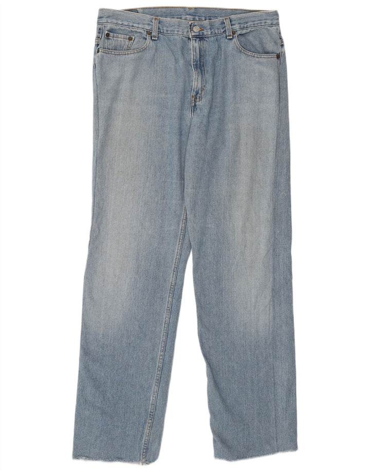 Levi's feminino 577 cintura baixa solta jeans US 16 2XL W38 L33 algodão azul