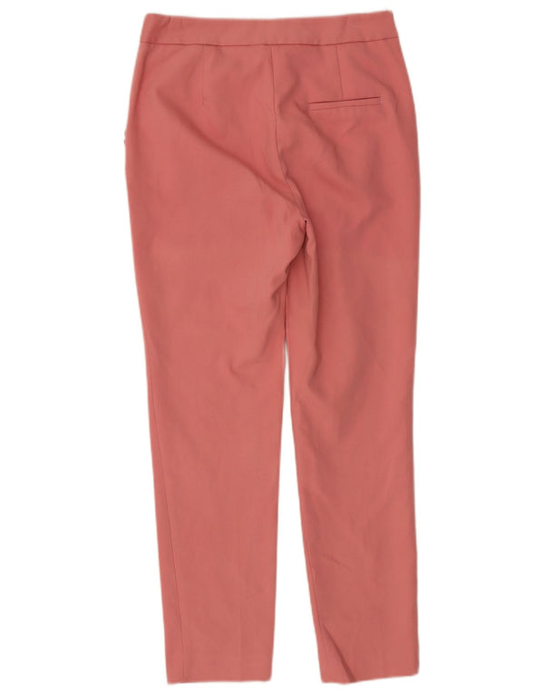 Zara Calça Chino Feminina Slim Pequena W26 L26 Algodão Rosa