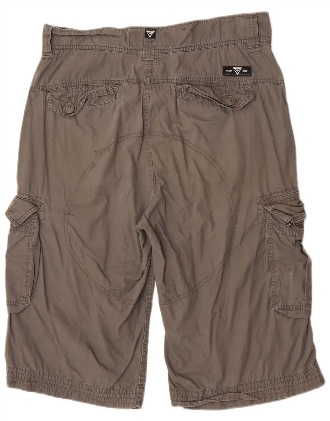 Shorts cargo masculino O'Neill W30 algodão cinza médio
