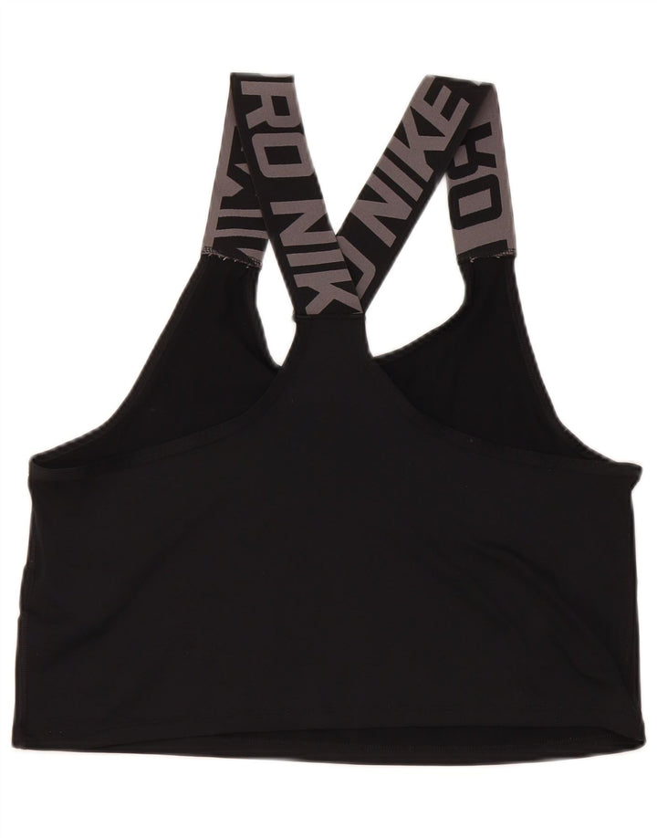 Sutiã esportivo Nike feminino Dri Fit Graphic pequeno poliéster preto