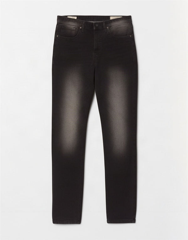 Jack & Jones Masculino GLENN Slim Jeans W32 L34 Algodão Preto