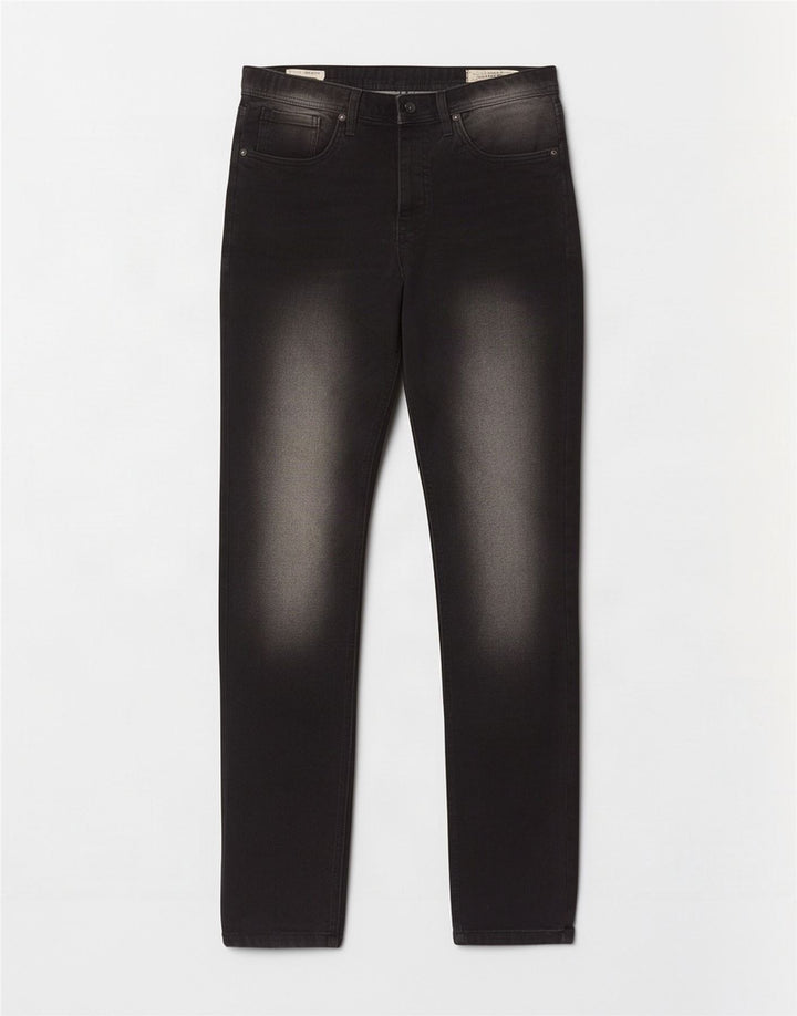 Jack & Jones Masculino GLENN Slim Jeans W32 L34 Algodão Preto