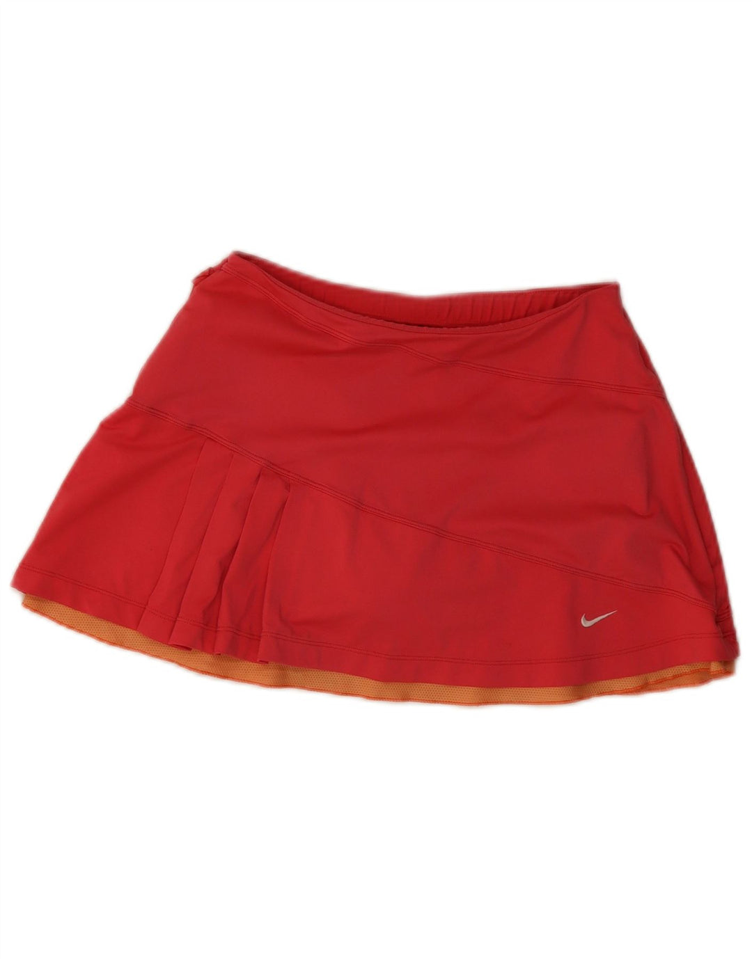 Nike Womens Dri Fit Tennis Saia Reino Unido 8/10 Pequeno Poliéster Vermelho