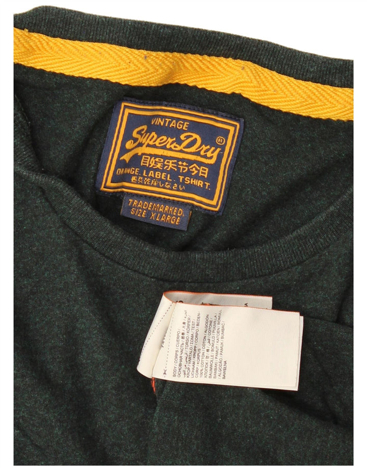 Camiseta masculina Superdry Top XL algodão verde