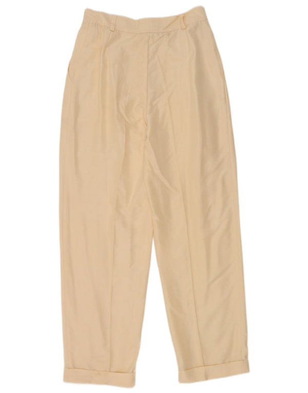 Rosanna Manzoni Calça casual feminina com pegged IT 44 Médio W26 L28 Bege