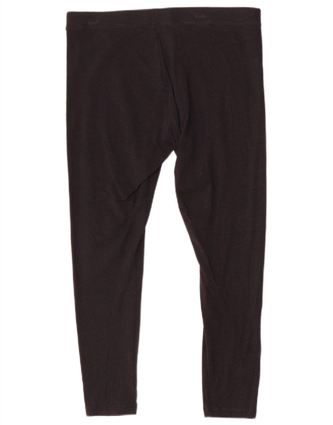 Leggings femininas Marks & Spencer Reino Unido 14 grande algodão preto