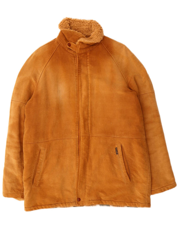 Jaqueta corta-vento masculina Wrangler UK 40 grande bege