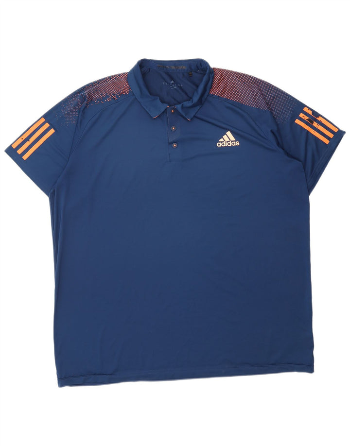 ADIDAS Mens Climacool Polo Shirt XL Azul