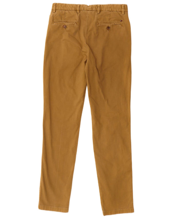 Tommy Hilfiger Mens Slim Chino Calças IT 44 XS W27 L30 Bege