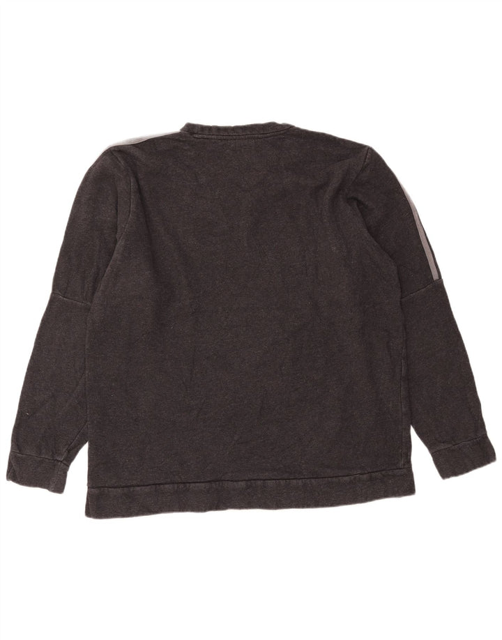 ADIDAS Mens Moletom Jumper XL Cinza Algodão