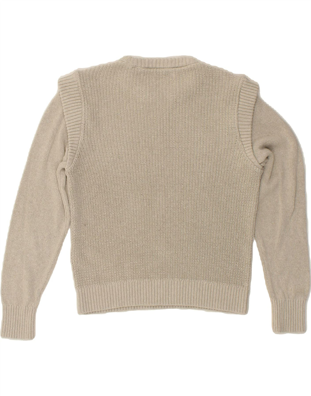 ONLY Womens Crew Neck Jumper Sweater UK 6 XS Grey Cotton Vintage Only and Second-Hand Only from Messina Hembry 