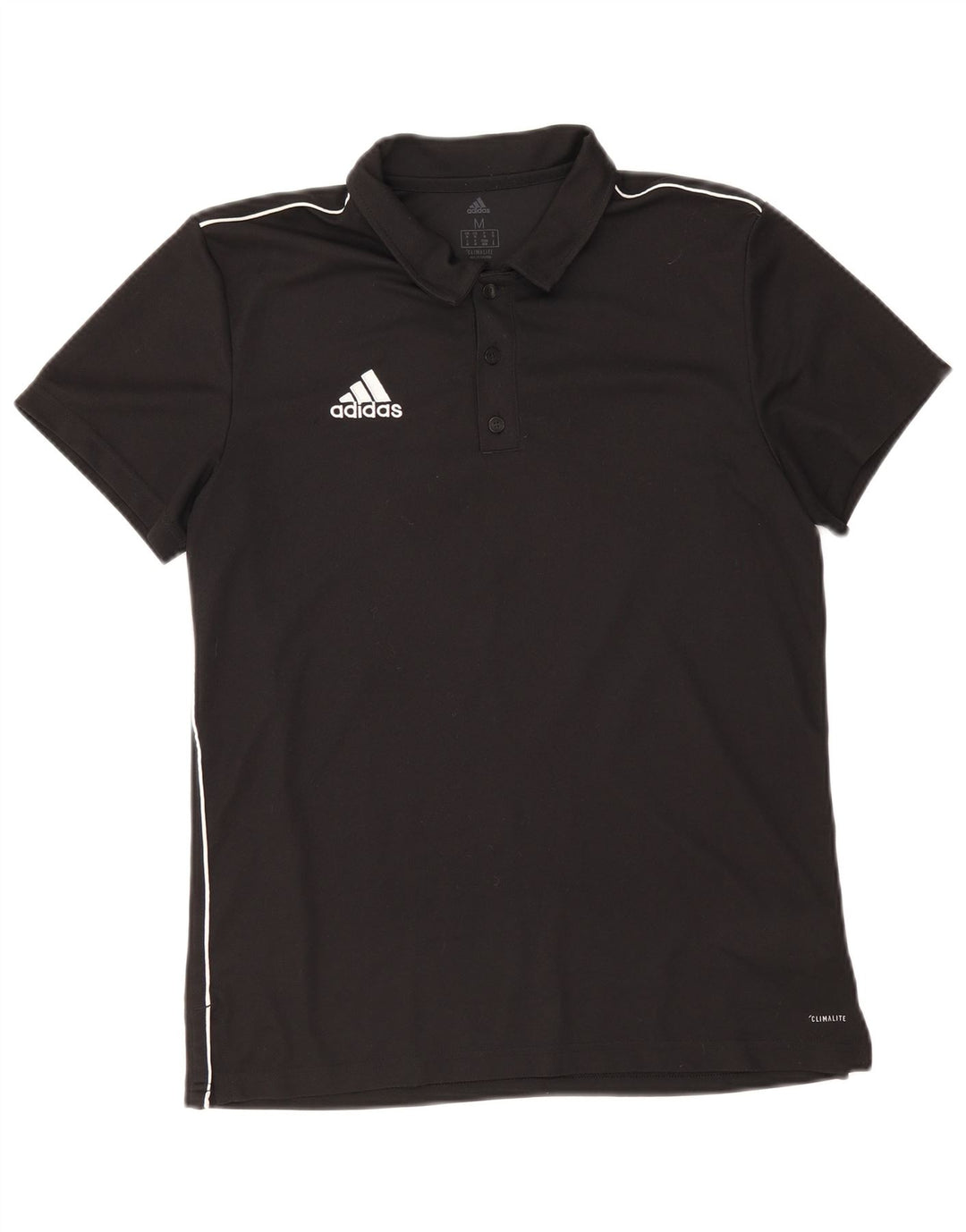 Adidas Mens Climalite Polo Shirt Médio Preto Poliéster