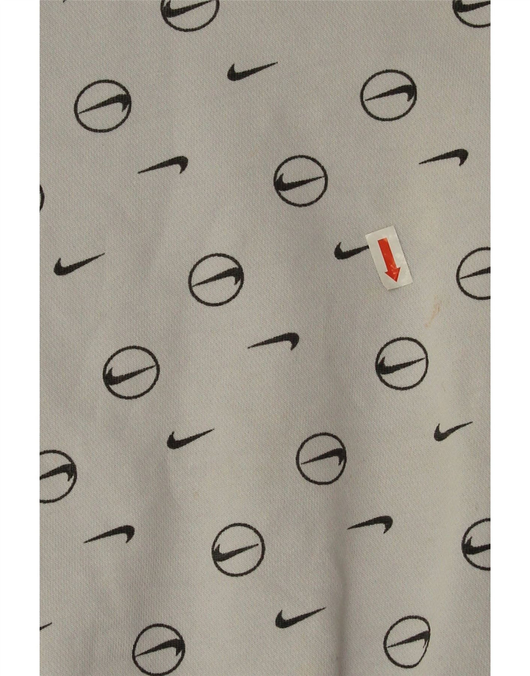 Moletom Nike Feminino Oversized Crop Graphic Jumper UK 10 Pequeno Cinza