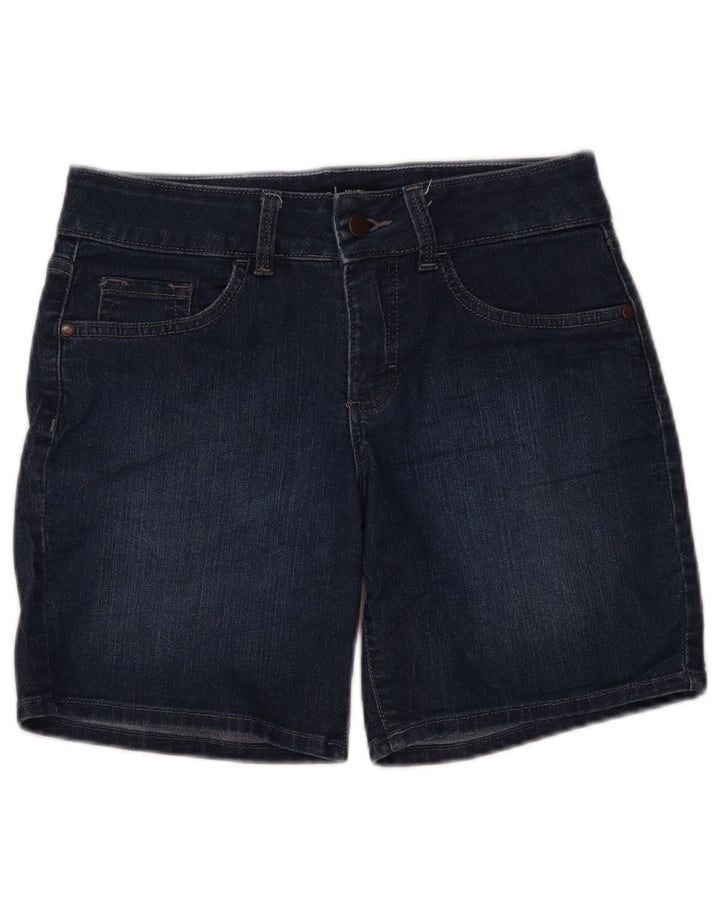Shorts jeans feminino LEE EUA 6 médio W32 algodão azul marinho