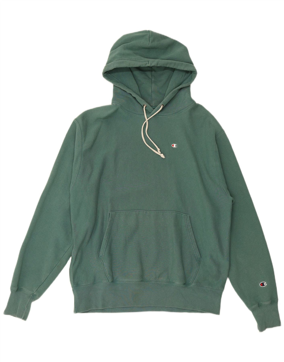 Jumper masculino com capuz Champion grande algodão verde