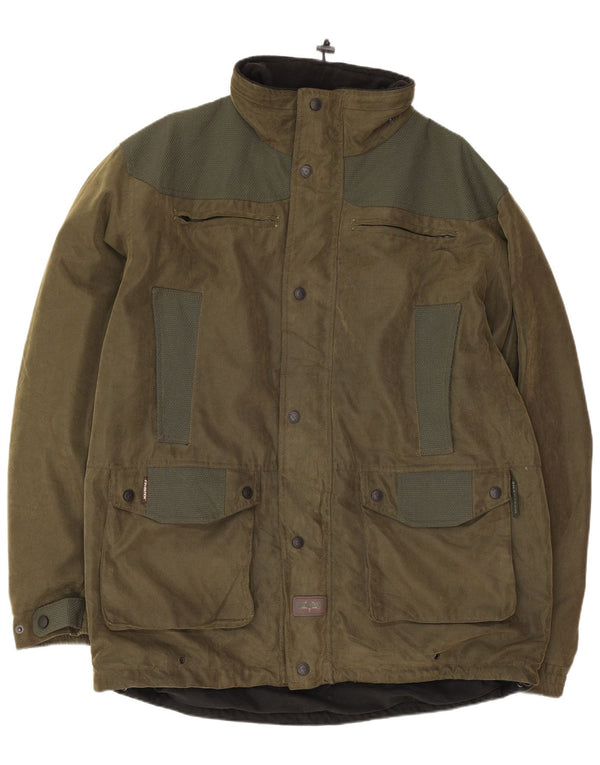 Jaqueta utilitária de caça masculina Swedteam EU 54 2XL poliéster verde
