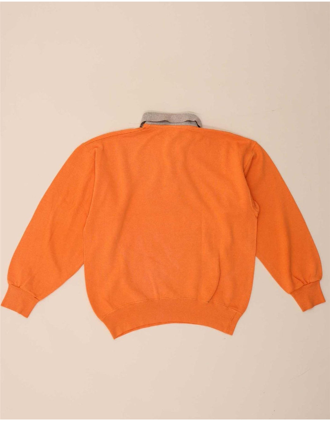 Champion masculino polo pescoço moletom jumper médio laranja