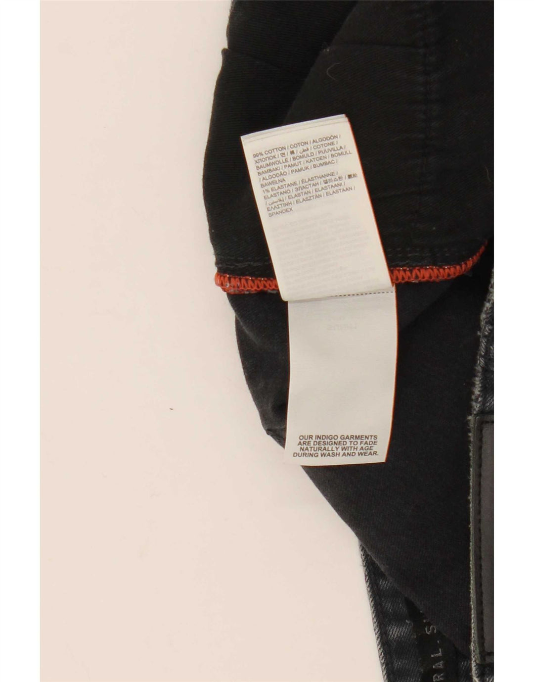 Superdry Mens Corporal Slim Jeans W34 L32 Azul Marinho Algodão